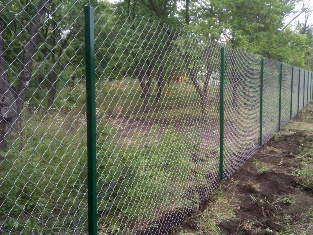 Ограда – проволочная сетка